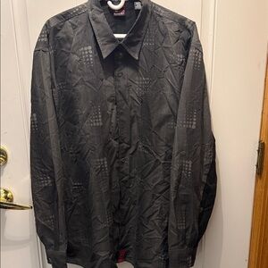 Bugle Boy Black Patterned Lightweight Shirt Jacket